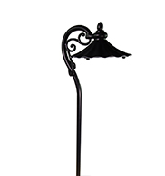 Aluminum Black Finish Path Lights