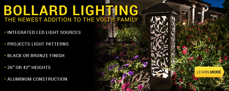 Low Voltage Bollard Lighting by VOLT