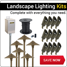 Save with a kit! Low Voltage Landscape Lighting Kits from VOLT� Lighting