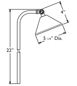 Classico Bell Path & Area Light