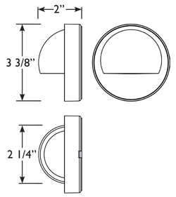 Deck Light Solid Brass