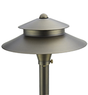 Stratum Two-Tier Path Light by VOLT Lighting
